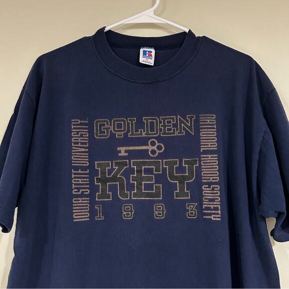 Vintage 1993 Iowa State University Golden Key Shirt - Picture 2 of 4